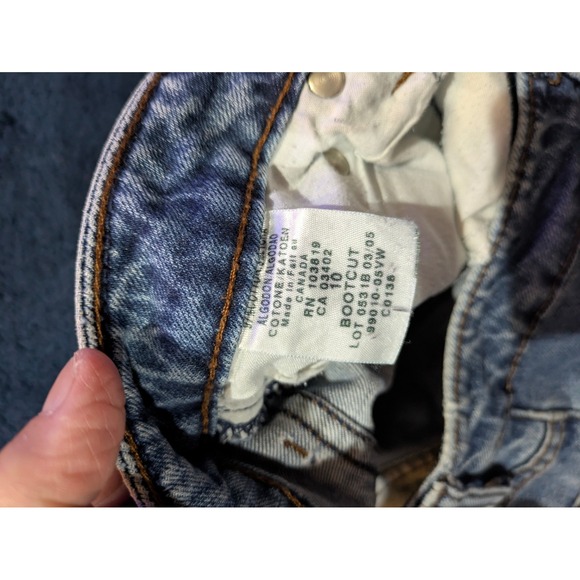 Harley Davidson Boot Cut Jeans Womens Size 10 Medium Wash Denim Motorcycle Biker - Picture 3 of 13